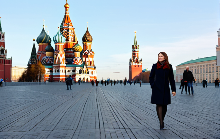 **

A professional businesswoman in a stylish, modest business suit walks confidently through Red Square in Moscow. In the background, St. Basil's Cathedral is visible. Fully clothed, appropriate attire, safe for work, perfect anatomy, natural proportions, professional photography, high quality. Focus on conveying strength and elegance in a modern Russian setting. Family-friendly.

**
