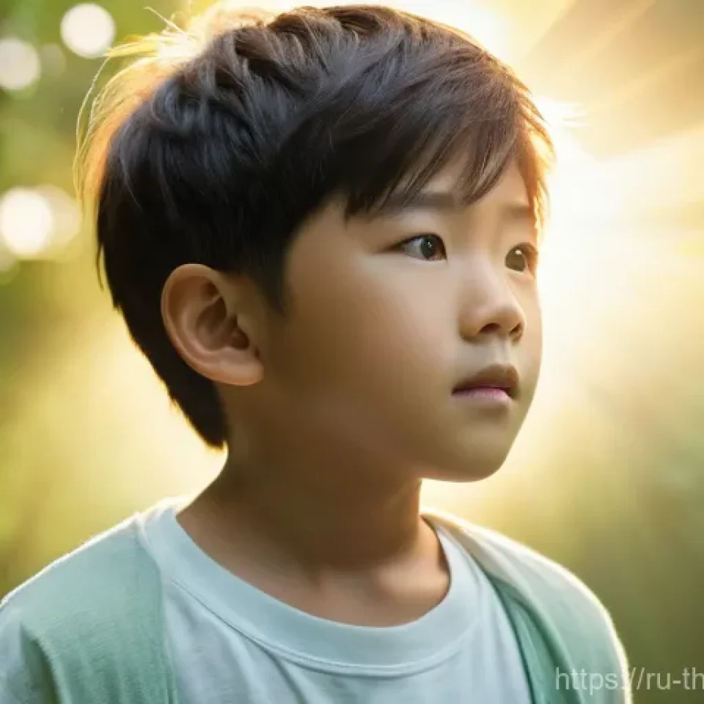 번개맨 첫 번째 방영 스토리 - **Prompt 1: The Origin of Lightning Power**
"A young Korean boy, around 10 years old, with an ex...