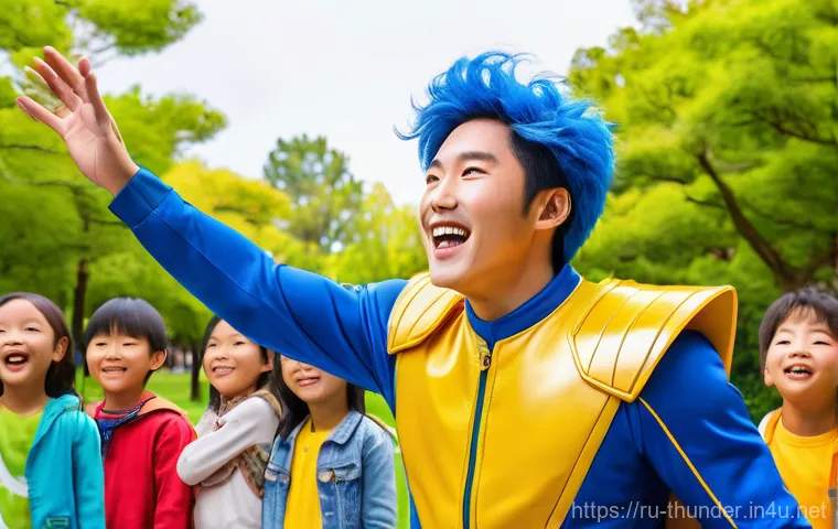 번개맨 첫 번째 방영 스토리 - **Prompt 1: The Origin of Lightning Power**
"A young Korean boy, around 10 years old, with an ex... 번개맨 첫 번째 방영 스토리 - **Prompt 1: The Origin of Lightning Power**
"A young Korean boy, around 10 years old, with an ex...